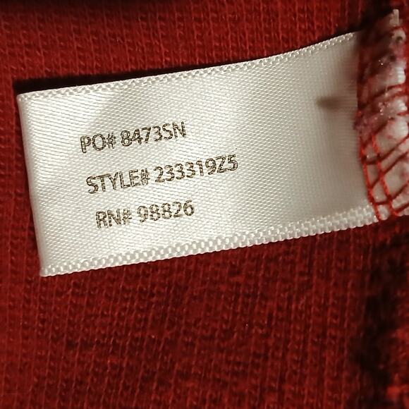 U.S. POLO ASSN. Men's 4XLT 1/4 Zip Red Long-Sleeved Pull Over 100% Cotton Shirt - Picture 11 of 11